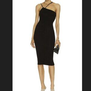 Enza Costa Asymmetrical Spagetti Strap Dress